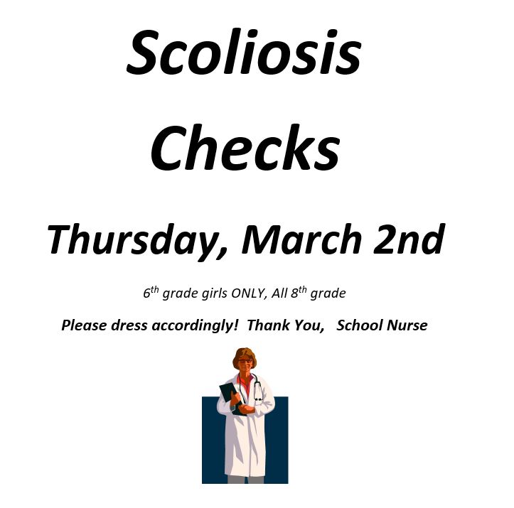 Notice of Scoliosis Checks
