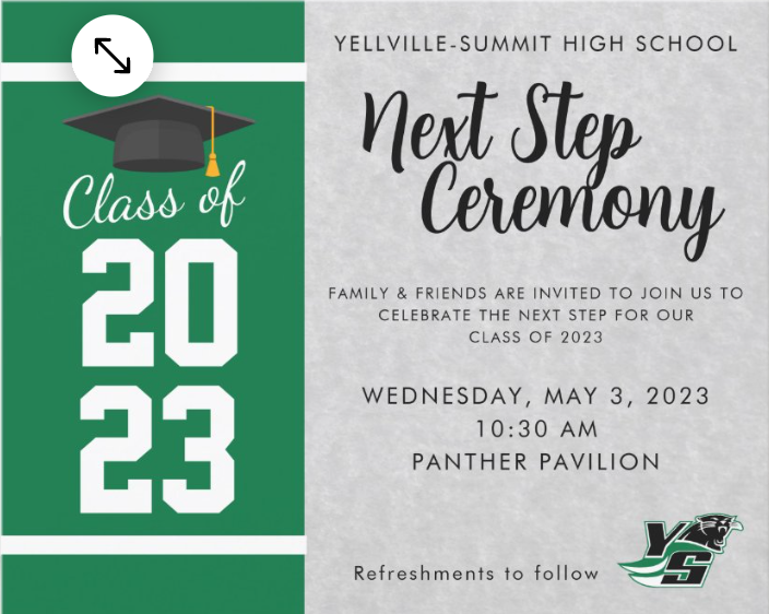 Class of 2023 Next Step Ceremony